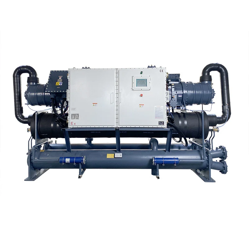Explosion-proof Screw Chiller, Sub-zero Refrigeration Low-temperature Ice Water Circulation Cooling Machine, Condensing Unit