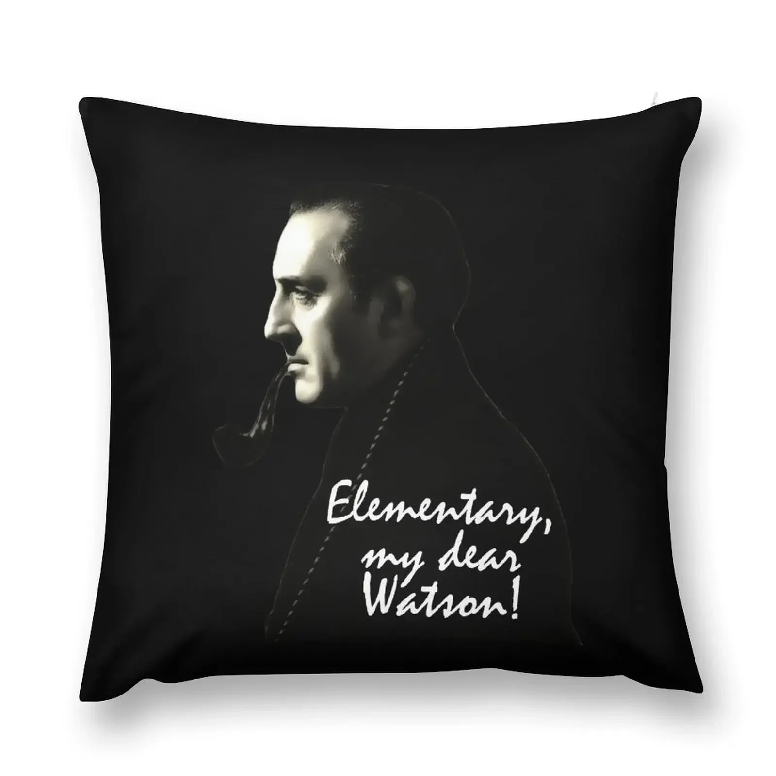 Elementary, my dear Watson! Throw Pillow Pillow Cases Decorative ornamental pillows for living room Throw Pillow