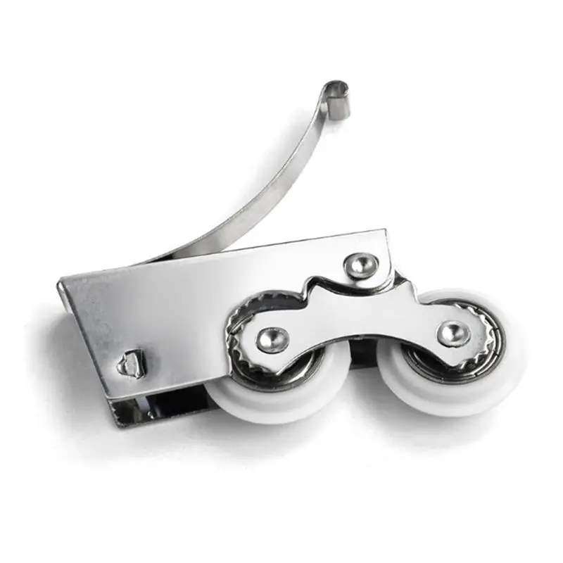 1 Set Sliding Door Roller Double Wheel Wardrobe Door Pulley Silent Sliding Wheel Casement Pulley Cabinet Sliding Wheel Hardware