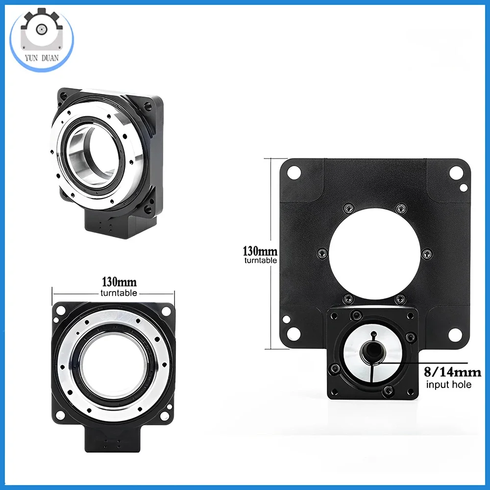 Imagem -03 - Plataforma Giratória Oca do Redutor Planetário 130 Mm1arcmin Substitui o Motor Deslizante do Divisor do Motor Came do dd 10 18:1 Chanfro Nema23 Nema34 a