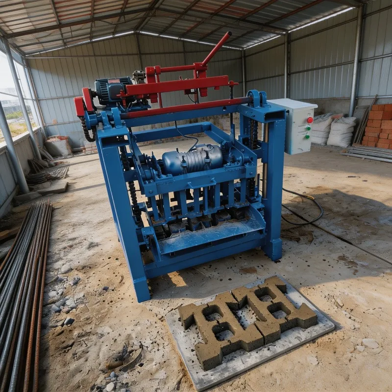 High Pressure Hydraulic Brick Press Customized for Cement Fly Ash Solid Hollow Block Production Construction Engineering Use
