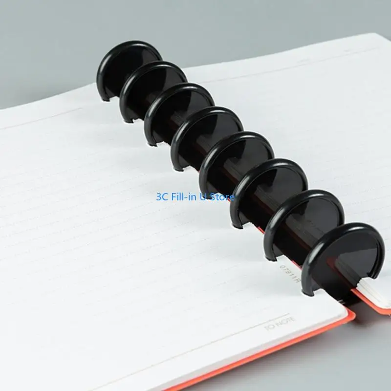 G8TA Пластиковая книга для переплета для ноутбука для записных книжных книг Книга Книга Книга ДИСКИ