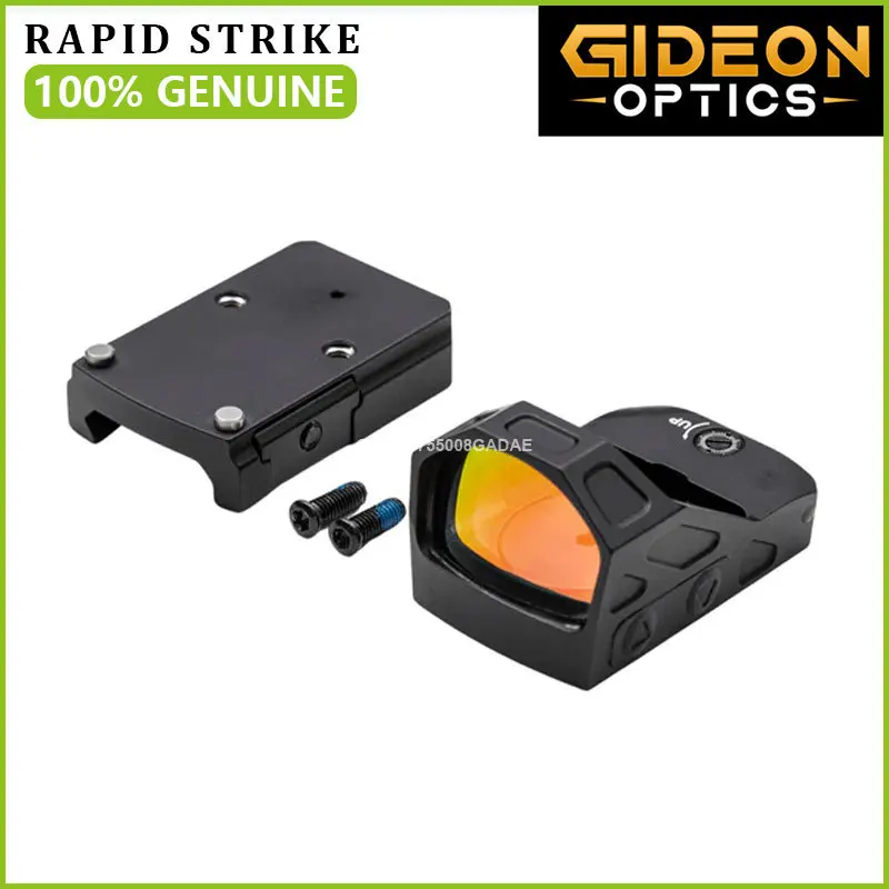 【GENUINE】GIDEON Optics ALPHA Red Dot Reflex Sight 3 MOA Circle RM- Footprint Pistol Handgun Rifle Scope w/ Picatinny Rail Mount