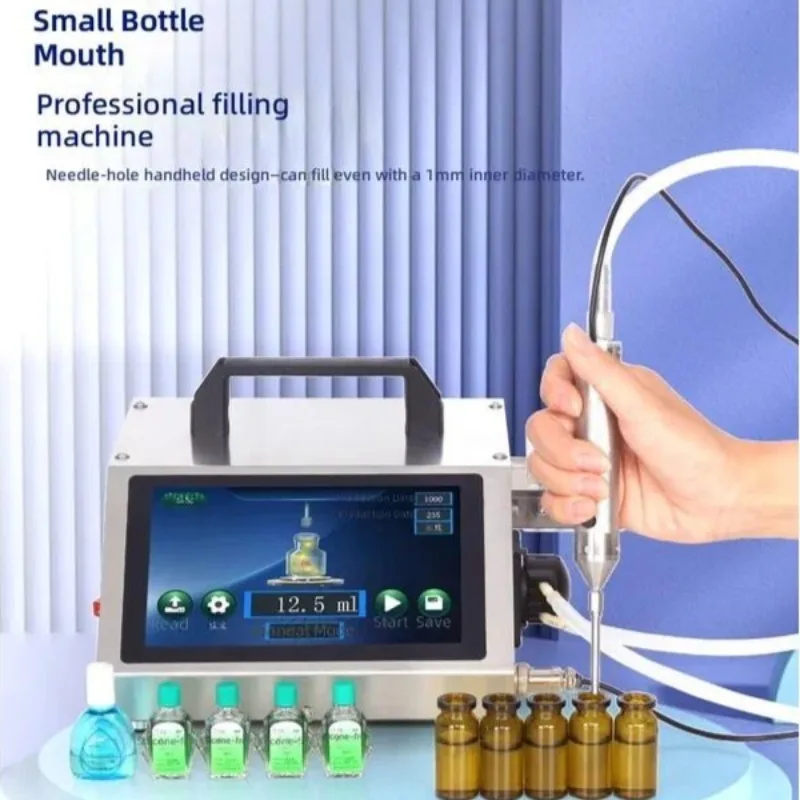 for Small Bottle Liquid Filling Machine Handheld Automatic Quantitative Essential Oil Perfume Laboratory Peristaltic Pump