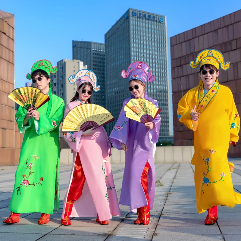 ชุดคอสเพลย์ Loween Tang Bohu Point Autumn Southern Jiangnan Four Tnted Scholars สำหรับงานแต่งงาน งานประชุมประจำปี  ชุดตลกสำหรับการแสดง