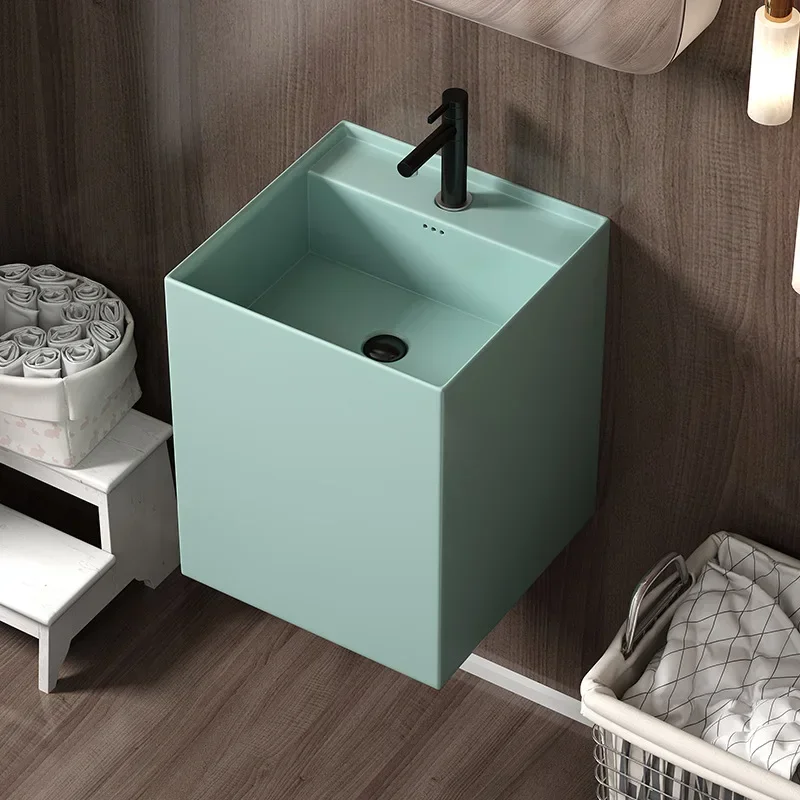 TAO Wall-mounted washbasin integrated wall-mounted washbasin small apartment bathroom balcony
