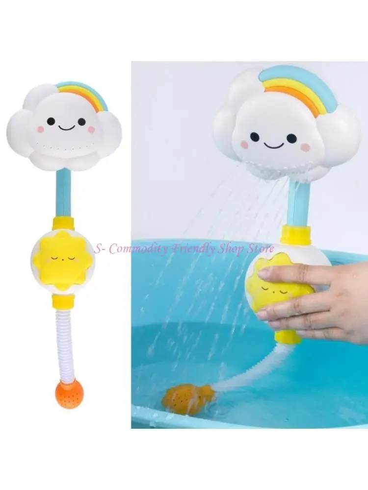 

85AE Bath Toy for Toddlers Pool Toy with Suction Cups Bathtub Shower Head Water Toy