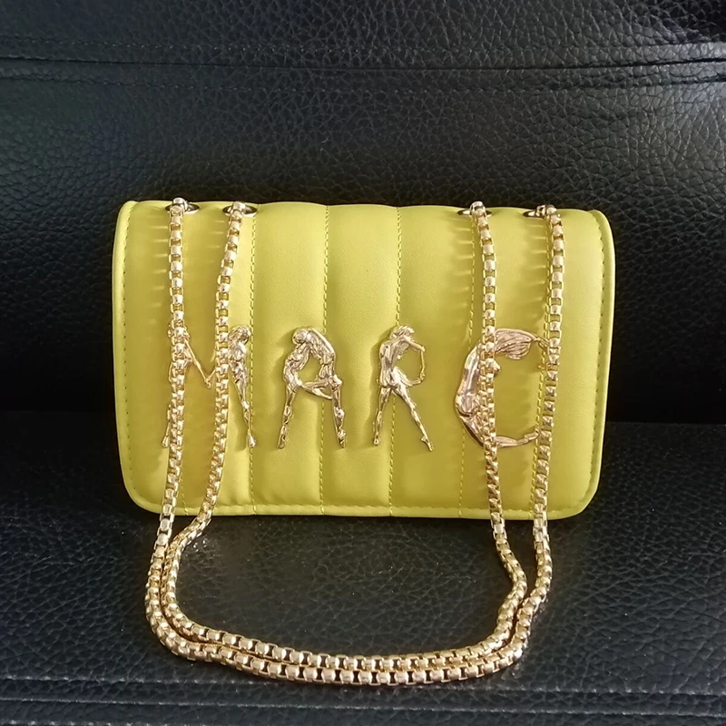 Bolsa Feminina Small Shoulder Bags for Women 2024 Luxury Handbags Women Bags Yellow Color Crossbody Bags Fashion Female Clutch