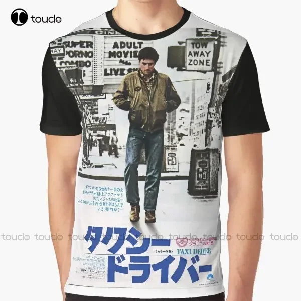 Taxi Driver Japanese Poster Graphic T-Shirt College Shirts Digital Printing Tee Shirts Christmas Gift New Popular Xxs-5Xl