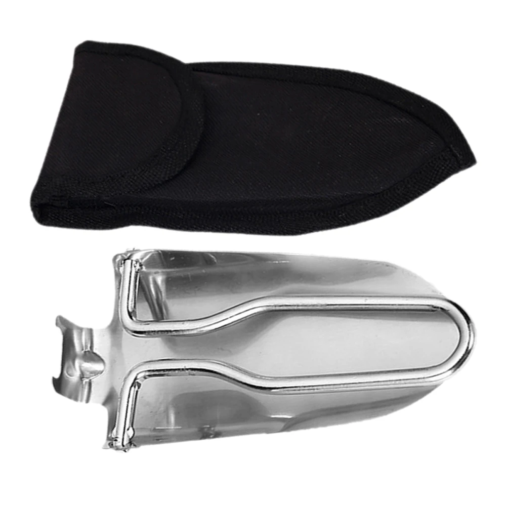 Mini Folding Shovel Stainless Steel Compact Lightweight Outdoor Camping Fishing Garden Digging Tool Foldable Spade Trowel