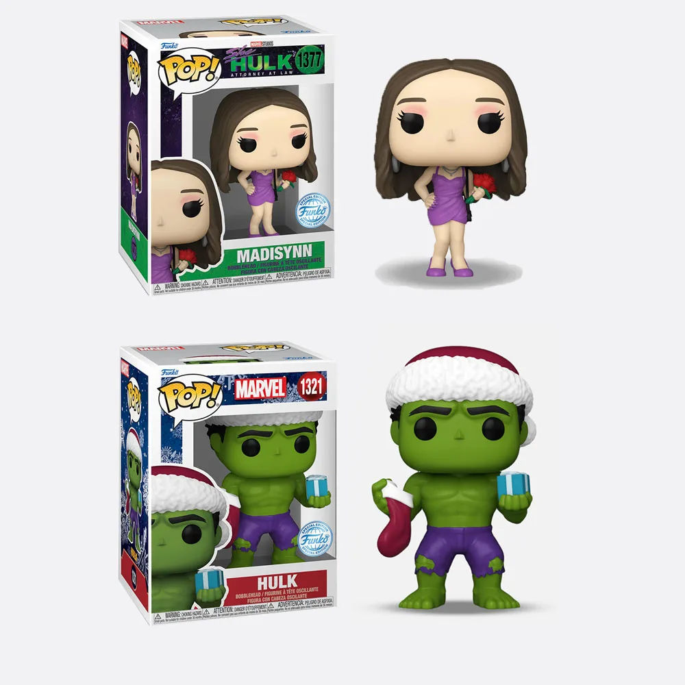 Виниловые экшн-фигурки Funko Pop Марвел Халк #1321 Madisynn #1377, ограниченный выпуск, игрушки, подарки для детей