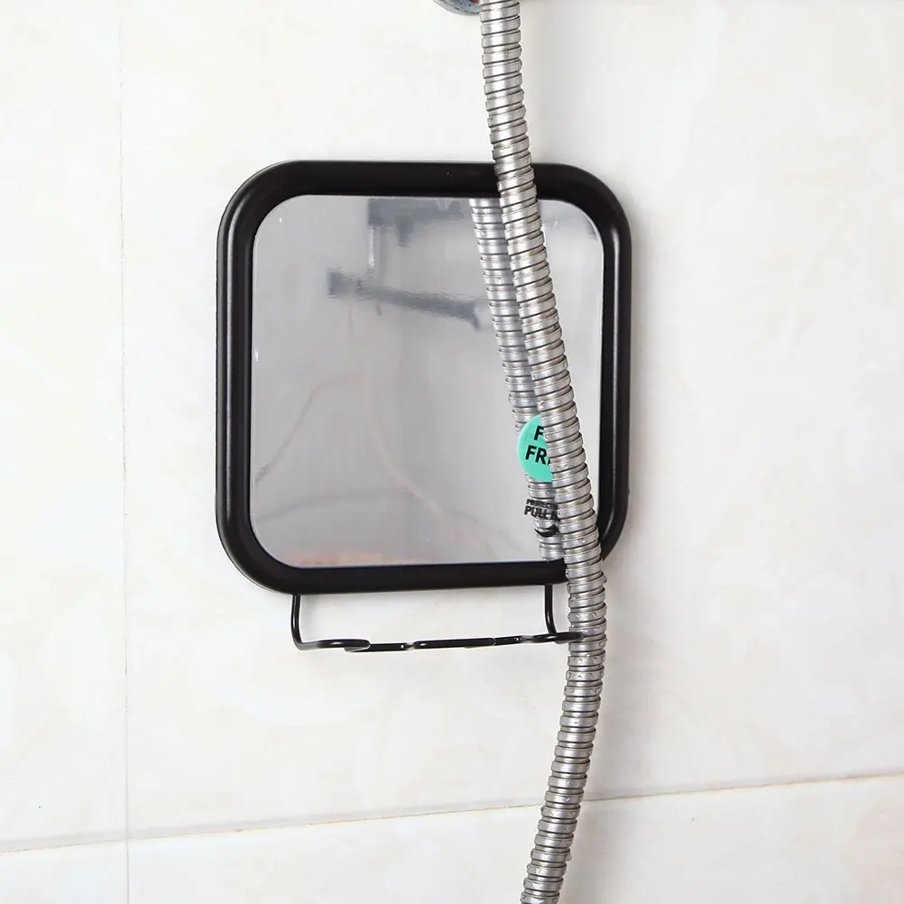 

Wall Mounted Makeup Mirror with Suction Cup for Bathroom Dormitory Entryway High Definition Reflective Surface No Damage to Wall