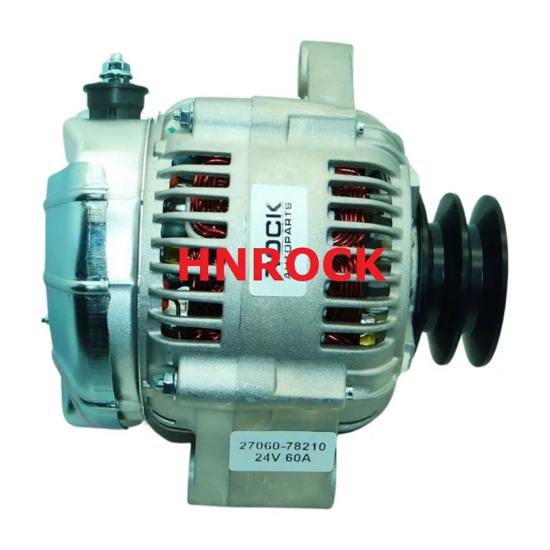 

NEW HNROCK 24V 60A ALTERNATOR 27060-78210 2706078210 FOR Dutro NO4C