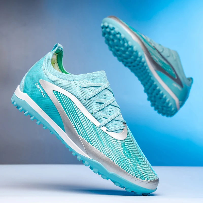 

New Men Football Boots Sport Adult Long Spikes Soccer Shoes Training Outdoor Cleats Breathable Non Slip Boys Match Comfortable
