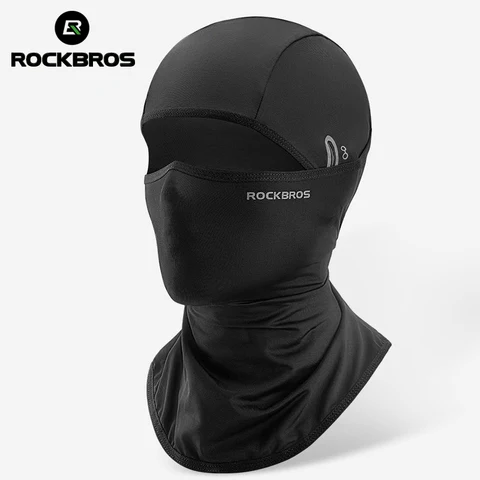 ROCKBROS Летняя Велосипедная Маска Для Лица, Полная Защита От Солнца, Для MTB И Шоссейных Велосипедов, Защитный Шарф Для Шлема