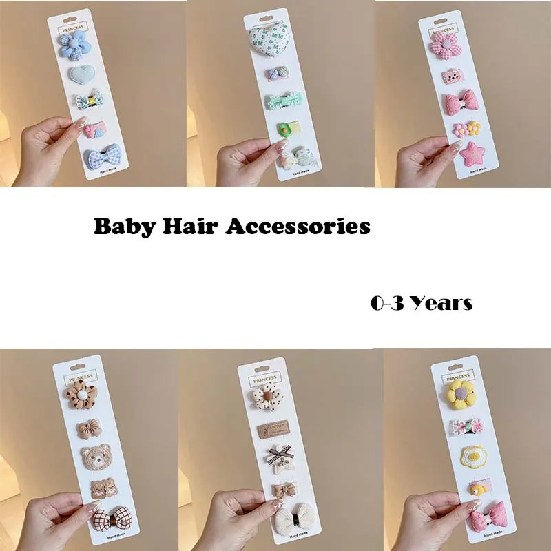 

Baby Hair Clips Does Not Hurt the Hair of Newborn Children Hair Card Small Princess Cute Hair Accessories Headwear