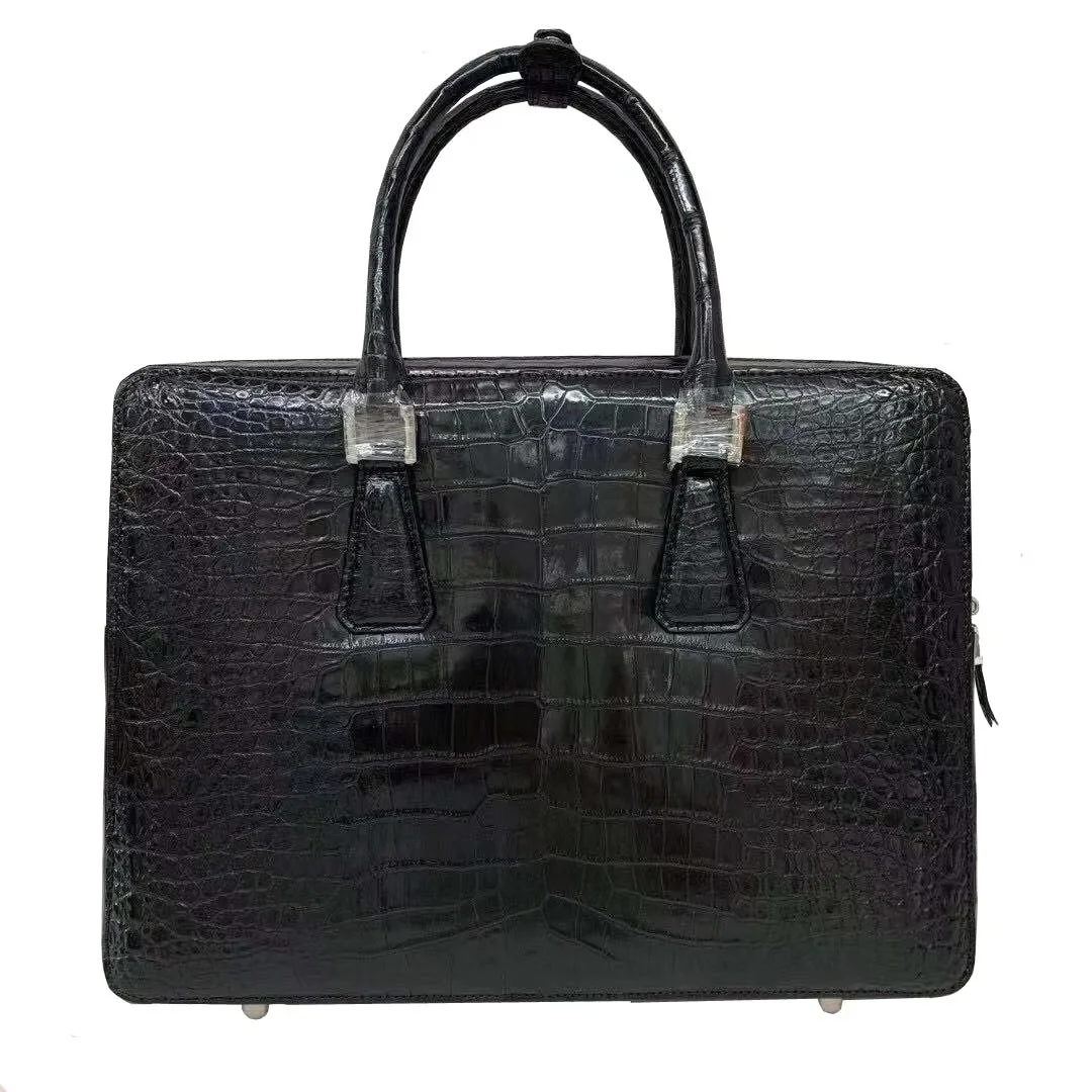 

Fanzunxing мужская сумка из крокодиловой кожи, мужская сумка из крокодиловой кожи, мужской портфель, мужской ноутбук