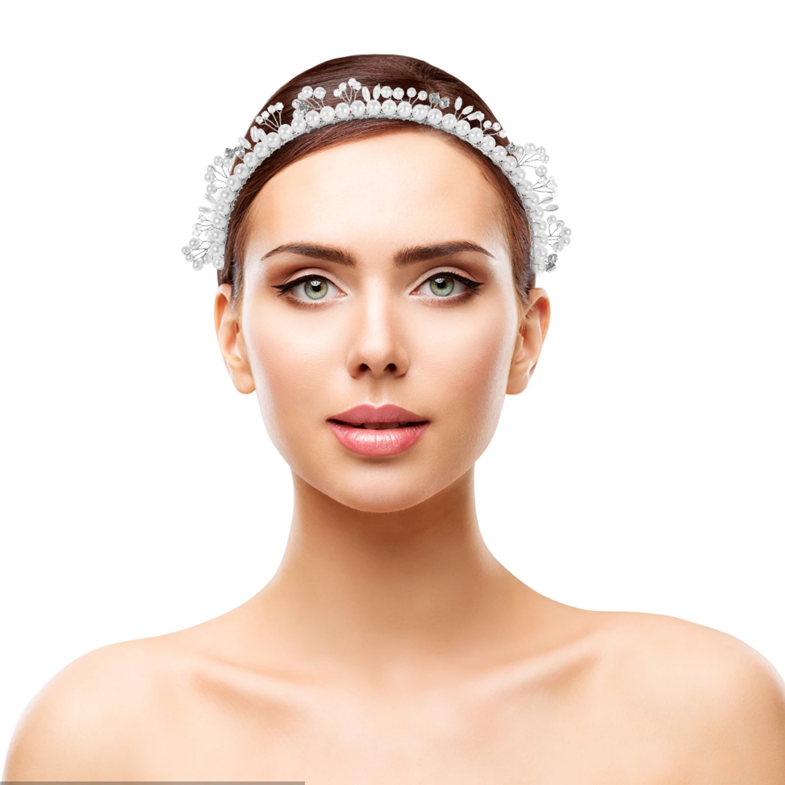 

Pearl Hairband Women Durable Bridal Headband Wedding Prom Birthday Hair Accessories for Girls Teens Hair Bands