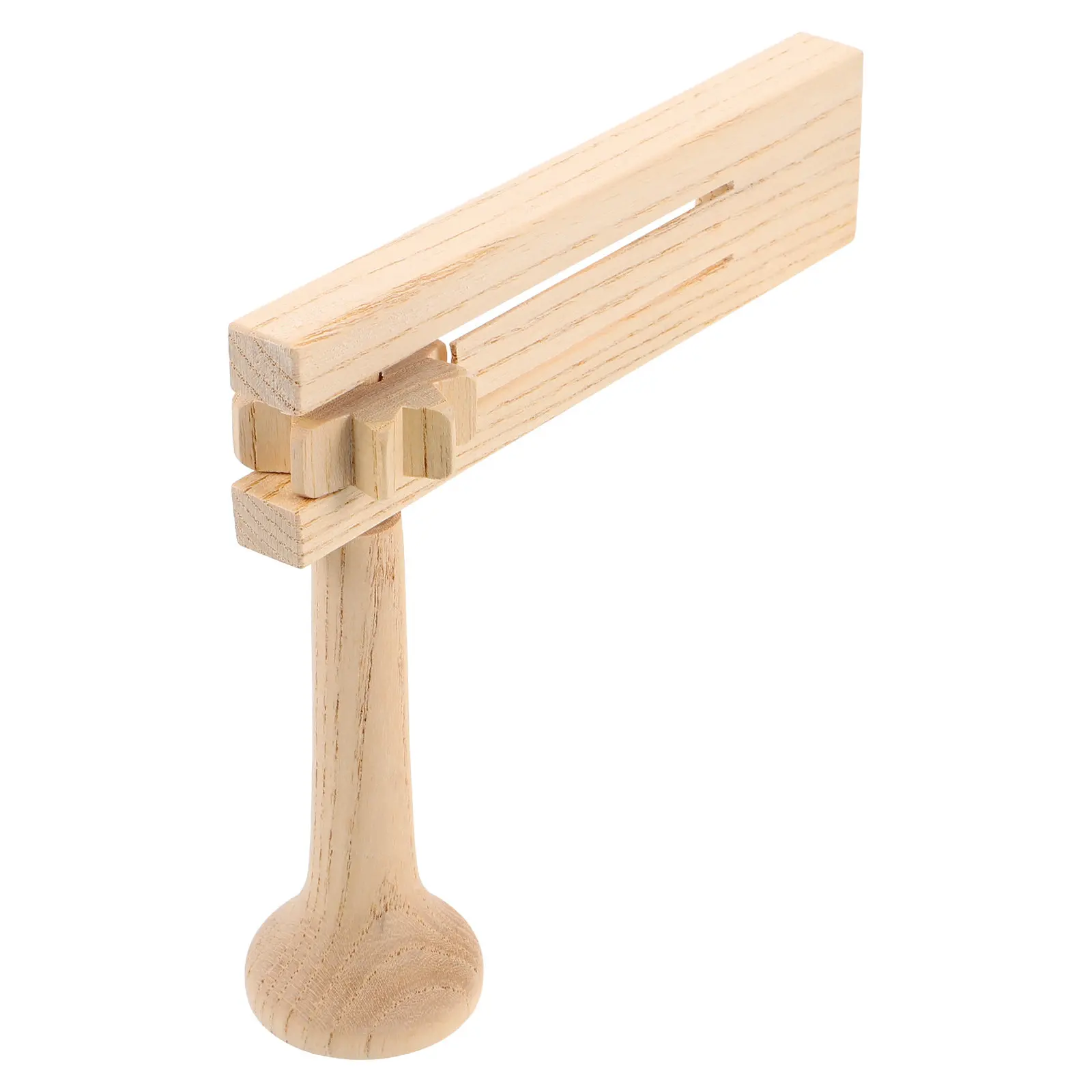 Wooden Ratchet Noise Maker Traditional Mexican Rattle Instrument Ideal Early Childhood Music Education Birthday Party Football