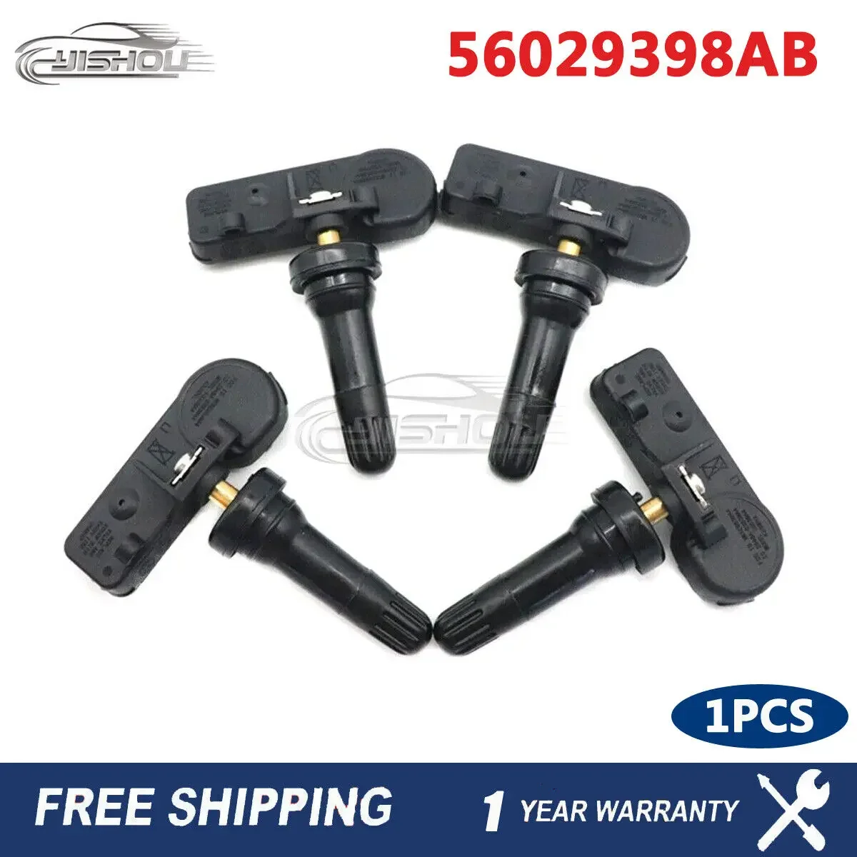

4PCS Tire Pressure Sensor 56029398AB TPMS For Chrysler Dodge Fiat Jeep Lancia Ram Alfa 56029398AA 68241067AA 68241067AB