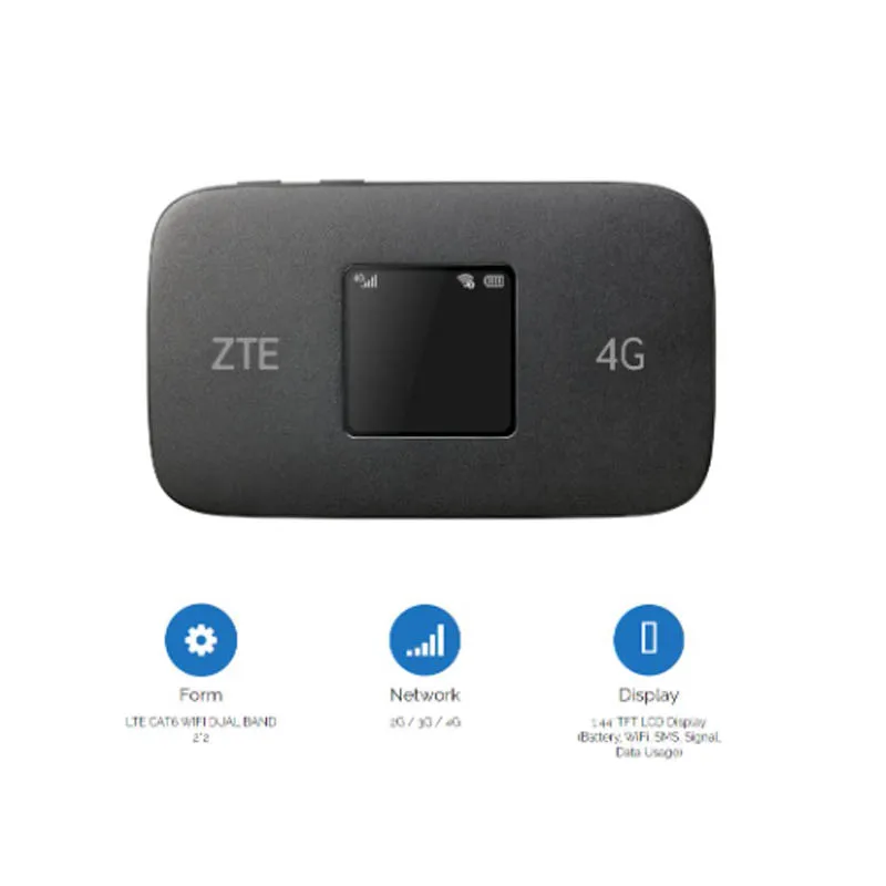 ZTE ZTE MF971RS 4G + موبايل واي فاي شبكة هوت سبوت Cat6 راوتر ثنائي النطاق