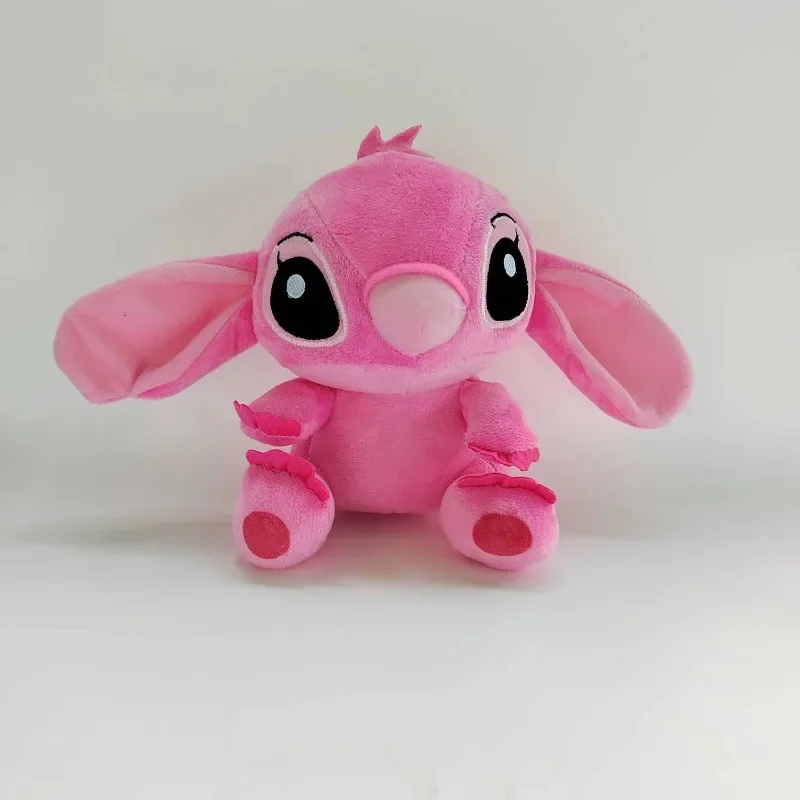 Disney lilo e ponto brinquedo de pelúcia rosa lilo azul ponto brinquedo bonito boneca de pelúcia casal ponto boneca casal presente aniversário