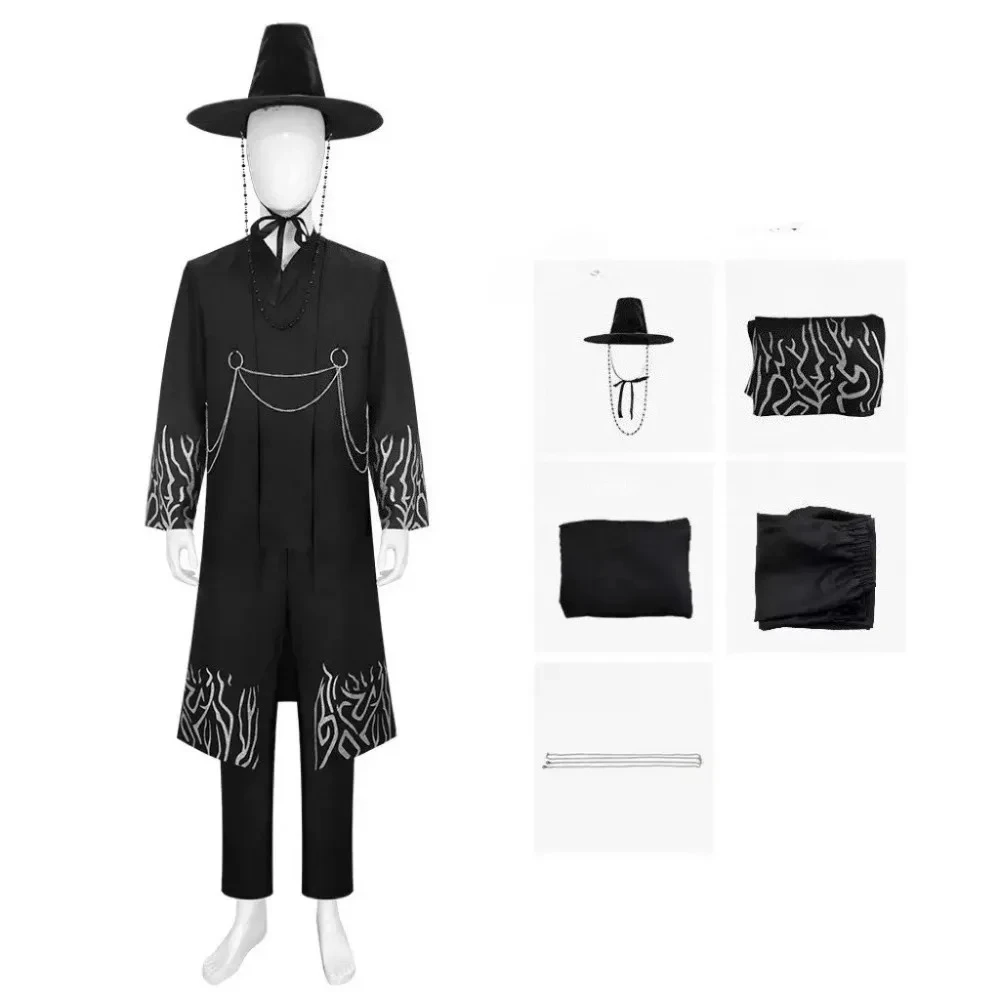 مجموعة أزياء تنكرية للحفلات التنكرية لفيلم الرسوم المتحركة للأولاد K-POP Jinu لحفلات الهالوين التأثيرية للمعرض الهزلي