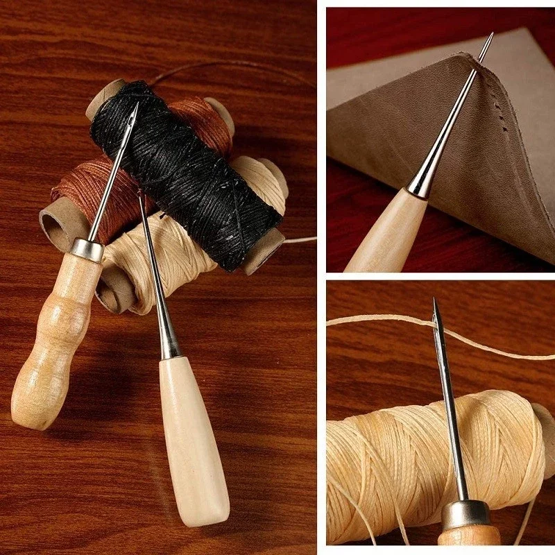 Leather Shoe Repair Tool Handmade Leather Shoe Bag Crafting Tool Kit Including Cutter Sewing Awl Professional Manufacturing Tool
