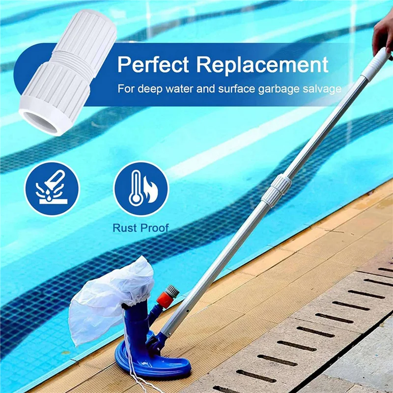 

ABRS-6Pcs Pool Telescoping Pole Cam Lock Replacement 6Pc, EZ Lock Cam For Telescopic Swimming Pool Poles