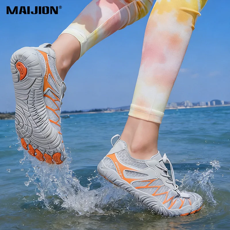 Beach Water Sports Shoes Unisex Quick Drainage Flexible Non-slip Aqua Sneakers for Sea River Outdoor Wading Surfing Rafting