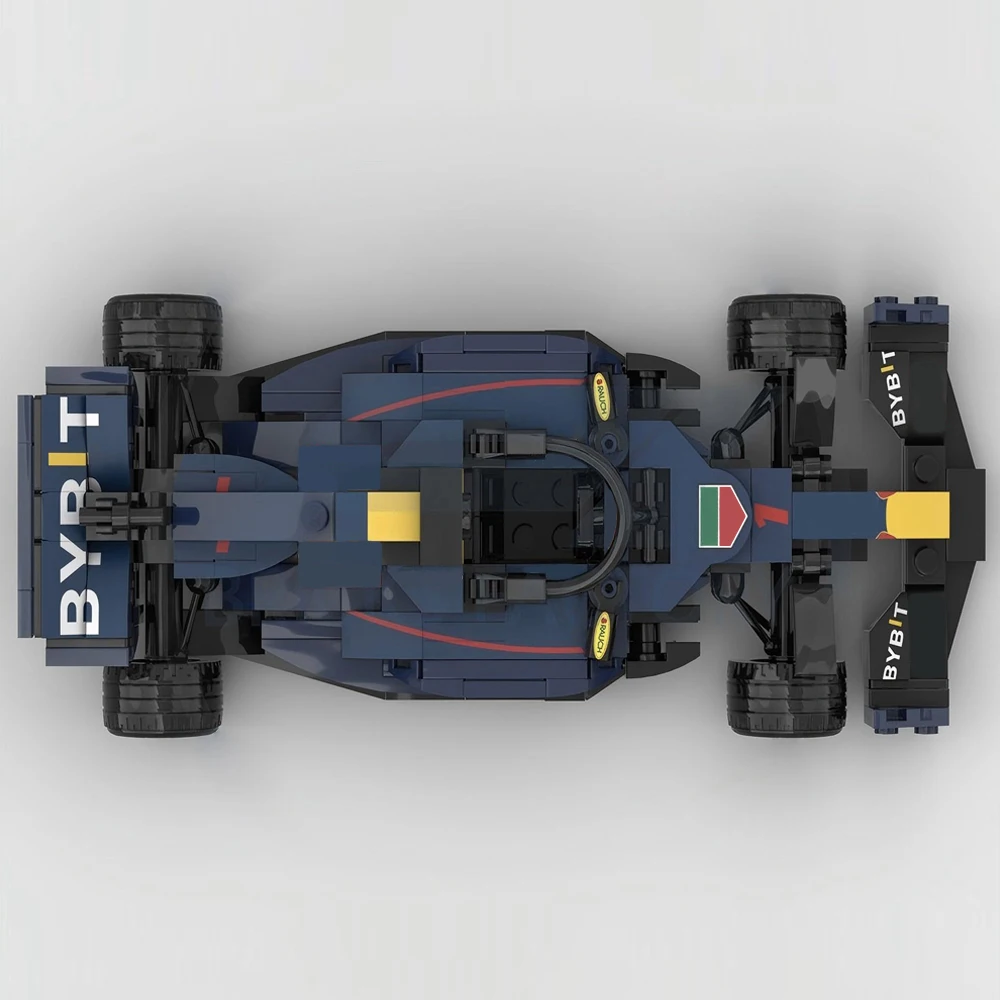 Nova velocidade do campeonato RB18 da série MOC Racing 2022 ​ ​ Conjunto de modelo de carro DIY blocos de construção montagem brinquedos crianças meninos conjunto de presente