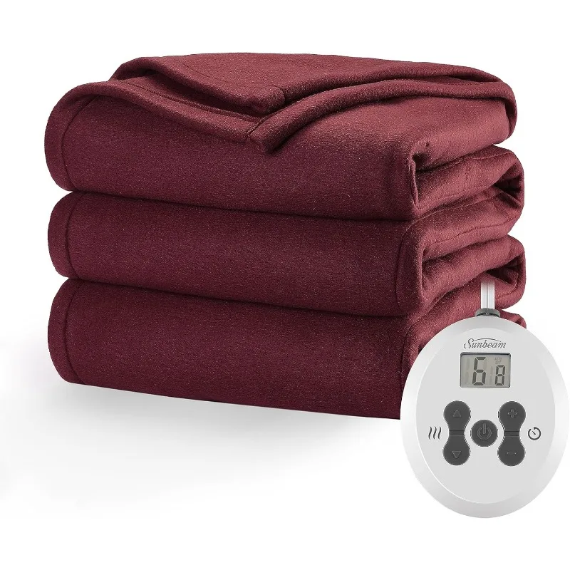 Royal Ultra Fleece Heated Electric Blanket Queen Size, 90