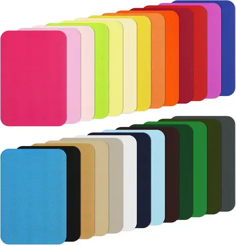 4Pcs Iron on Patches for Clothing Repair Multi-Colored Fabric Patches for Jeans and Clothings Repair and Quality Ironon Patches