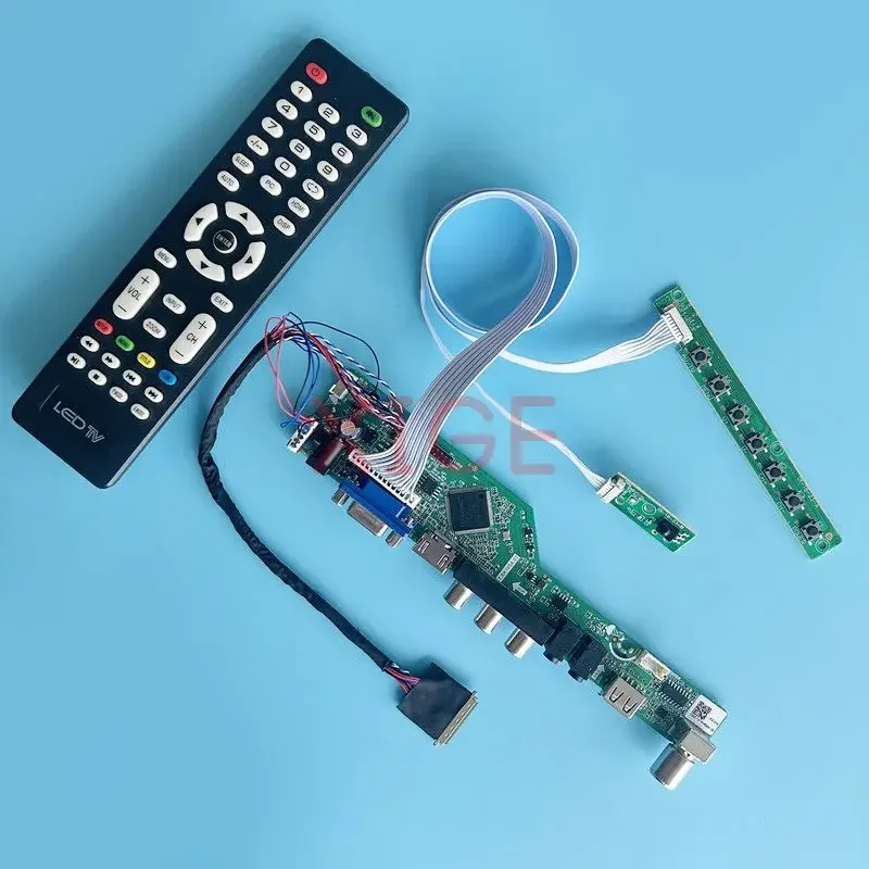 For LP173WF1 HSD173PUW1 LCD Driver Controller Board LVDS 40-Pin TV Analog 17.3