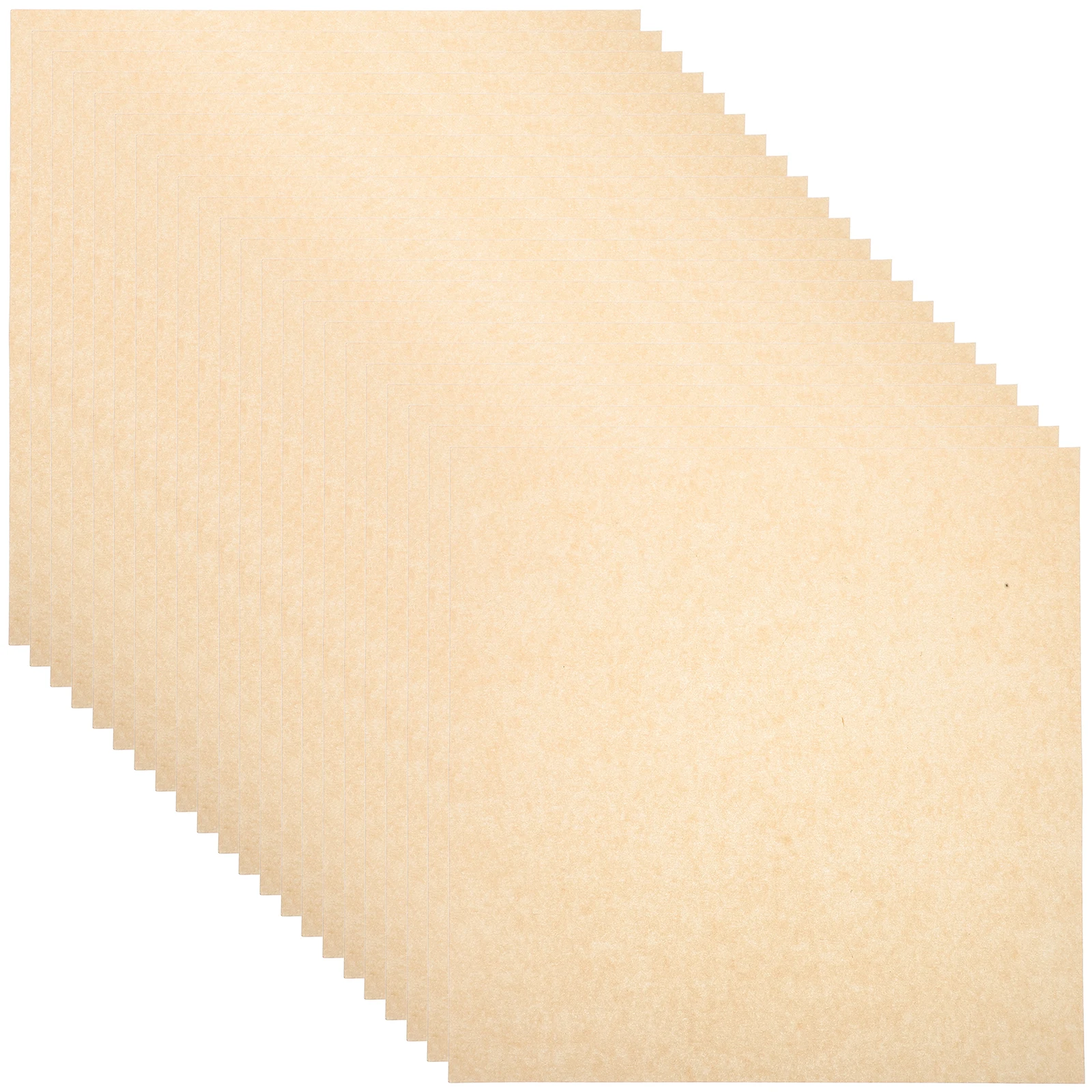 

100 Pcs Baking Paper Food Basket Wood Color Wrapping Papers Packaging Level 5 Greaseproof Air Fryer