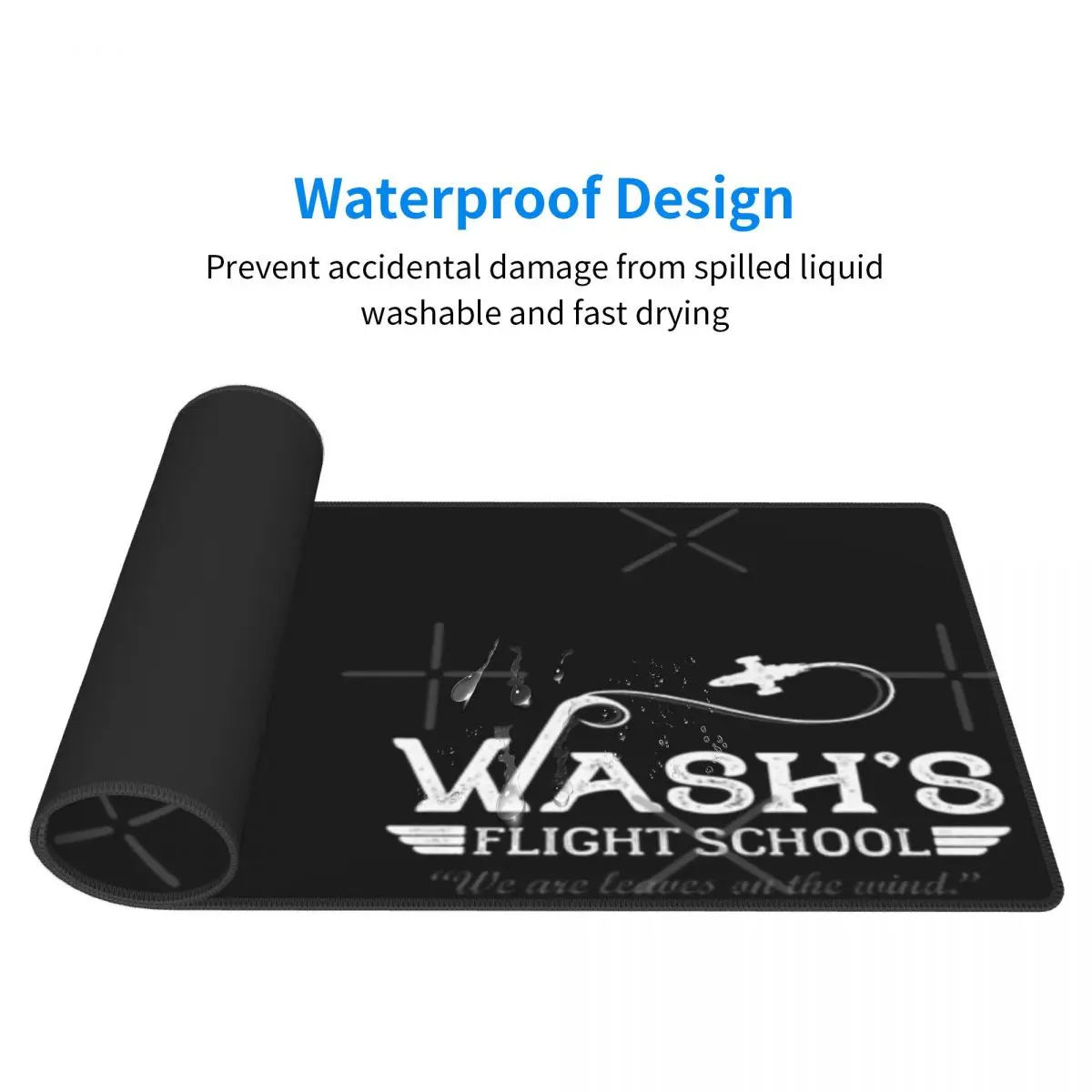 Wash S Flight School Rubber Keyboard Pads