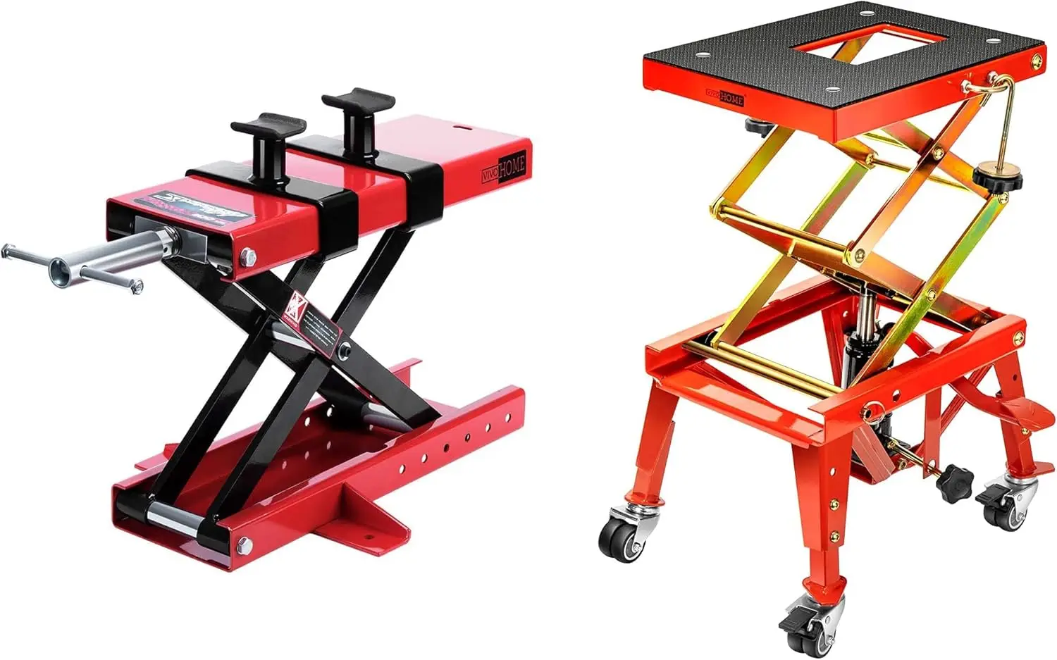 

Steel Motorcycle ATV Scissor Lift Jack Crank Hoist Stand with Steel Motorcycle ATV Scissor Lift Jack Crank Hoist Stand