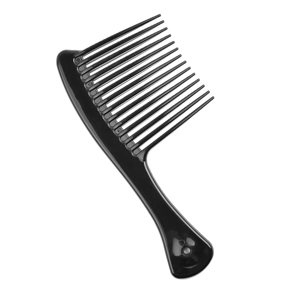 

Large Wide Tooth Combs of Hook Handle Detangling Reduce Hair Loss Comb Pro Hairdress Salon Dyeing Styling Brush Tools