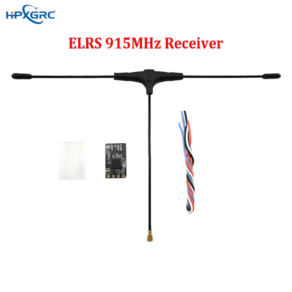 

Приемник HPXGRC ELRS 915 МГц с T-образной антенной для радиоуправляемых FPV дронов (запчасти)