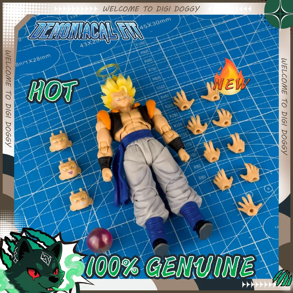 

2025 New Demoniacal Fit Gogeta Figure Dragon Ball Z SHF Gogeta Super Saiyan Trunks Action Figure Model Toy Gifts
