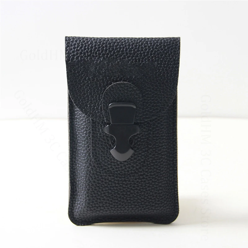 

Two Layers Leather Phone Case For Samsung Galaxy S25 FE S26 Edge S24 Ultra S23 Plus ID Card Slot Pouch Waist Belt Loop Phone Bag