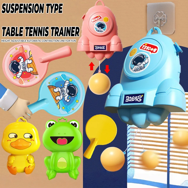 Giocattoli sportivi da ping pong sospesi per bambini Interazione interna genitore-figlio Coordinazione occhio-mano Allenamento Giocattoli educativi Regalo