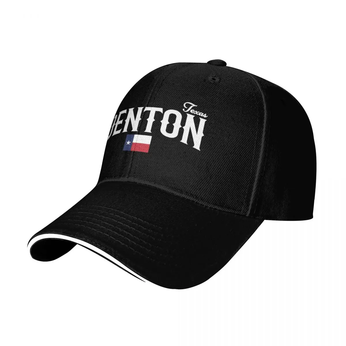 denton city texas state Baseball Cap Breathable Mesh Back Adjustable Buckle Closure Moisture Wicking Quick Dry