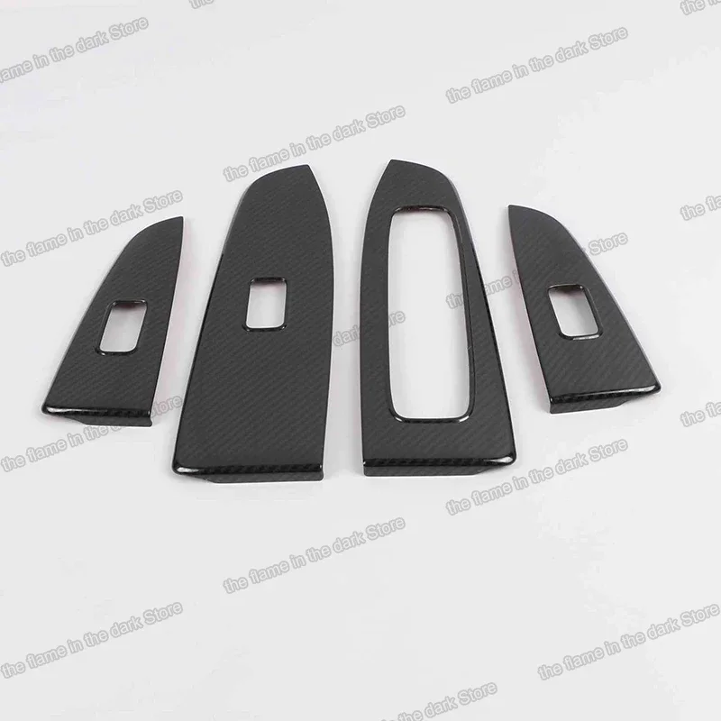 Stainless Steel Car Window Lifter Control Panel Trims for Kia K3 Cerato Forte 2019 2020 2021 Accessories Auto 2022 2023 switch