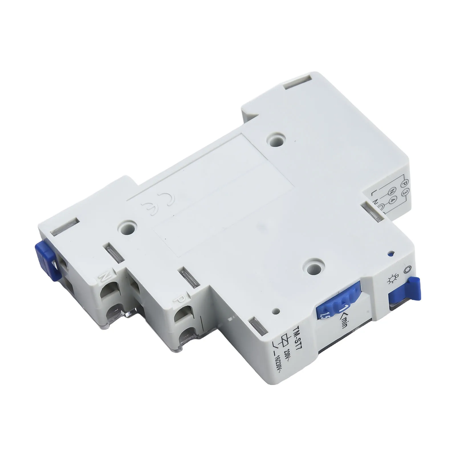 TM-ST7 220V Timer Switch For Street Lights Mechanical Stair Timer Switch 18mm Din Rail Staircase Timer Switch Tools Fittings