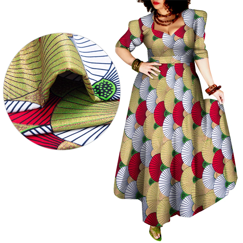African Style Dresses for Women Elegant Evening Gowns African Party Dress Maxi Ankara Floral Printed Robe Africaine Femme WY092