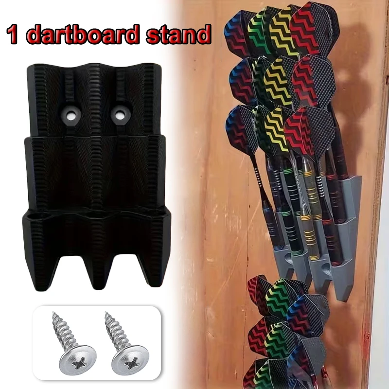 Holds 6/9 Darts Space-Saving With Screws Dart Case Organizer For Living Room/bedroom/study/bar Wall-Mounted Dart Display Rack