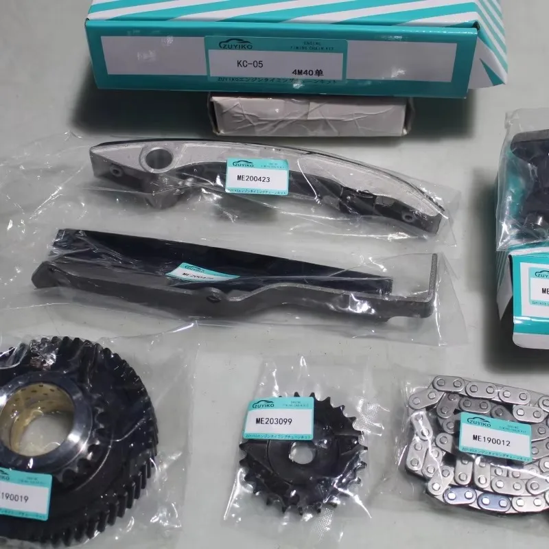 

4m40 Timing Chain Kit for mitsubishi Montero Pajero Sport 4M40 Engine ME199012 ME200248 KC-05 Single Row Chain
