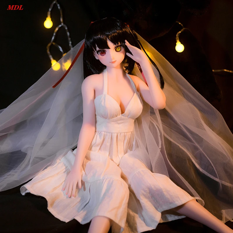 MDL 60CM Anime Doll Figura umanoide in silicone Animazione di alta qualità Figura digitale Giunti regolabili