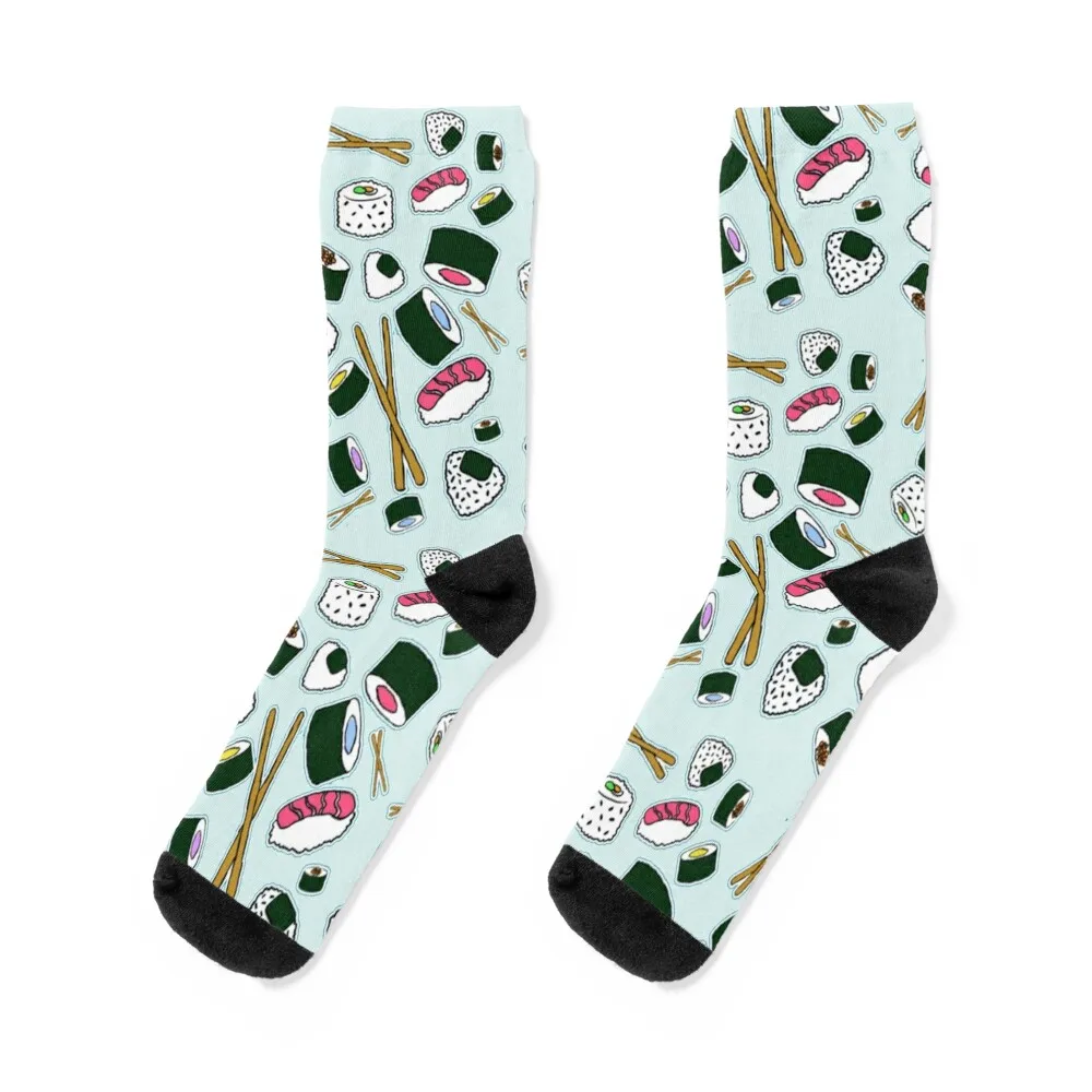 

Sushi 2 Socks FASHION Novelties Men's hockey Socks Men Women's